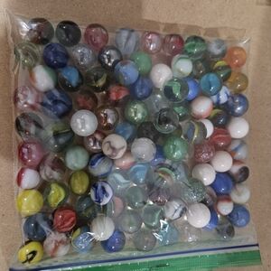Possible Vintage Marble. Not sure what is in the bag. (Bin19 Bag 4)